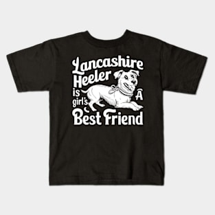 Lancashire Heeler is a girl's best friend Kids T-Shirt